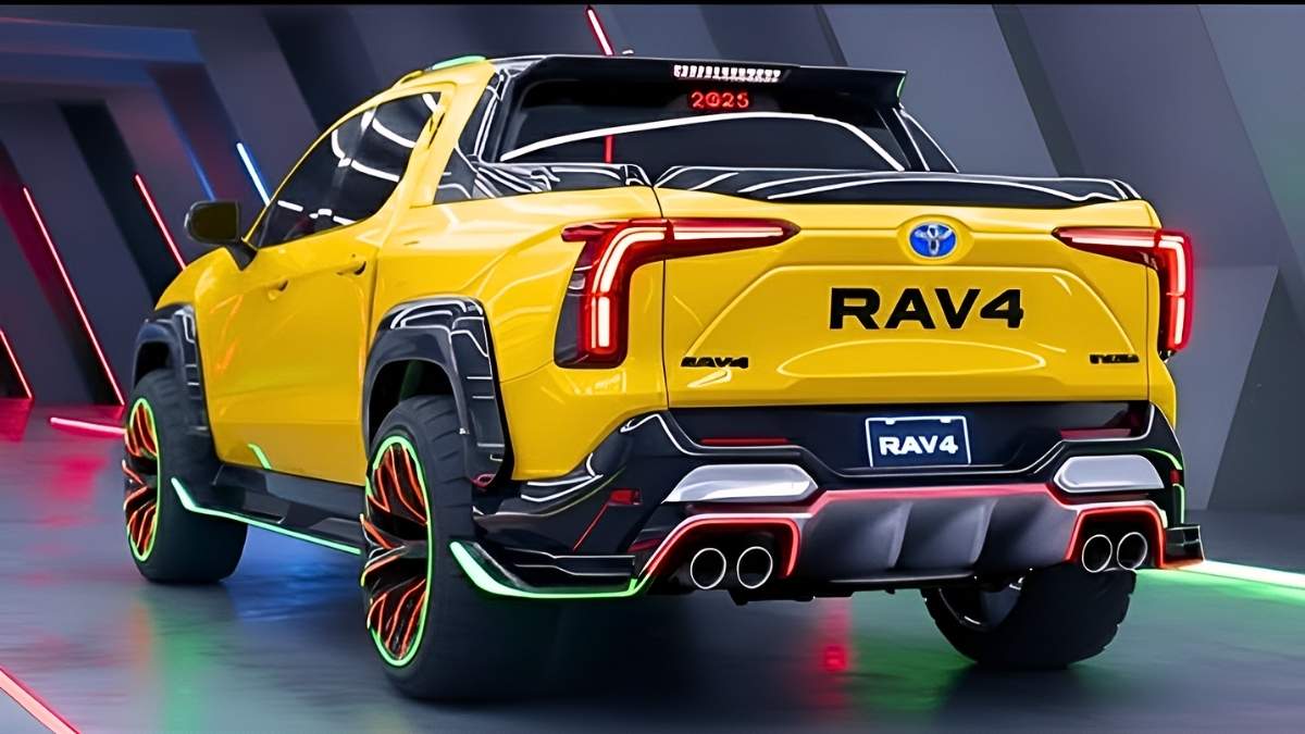 Toyota RAV4 Pickup 2025 First Look Rugged Design Impressive Fuel Economy and Modern Features